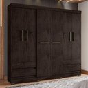 Ver imagem 2 de Guarda Roupa Casal Atraente 2264 Café - Araplac