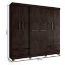 Ver imagem 3 de Guarda Roupa Casal Atraente 2264 Café - Araplac