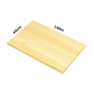 Painel Chapa Madeira Natural 1500x400x18 - Tramontina - 1,50m X 40cm com 18mm de Espessura Tramontin