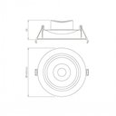 Ver imagem 2 de Spot de LED de Embutir Stella Easy Par 30 Redondo 12W Bivolt 3000k Branco