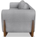 Ver imagem 6 de Sofa Jolie 3 Lugares 200cm Pes Boomerang Linho 213 Cinza Ezz