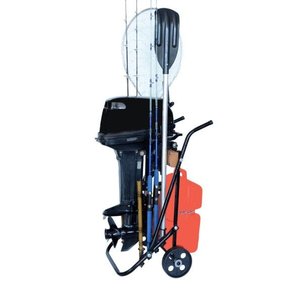 Carrinho Motor Barco Até 25hp Com organizador De Remo E Varas