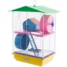 Gaiola para Hamster e Pequenos Roedores 2 Andares com Teto Completa - 1