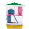 Gaiola para Hamster e Pequenos Roedores 2 Andares com Teto Completa - 4