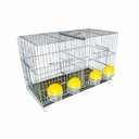 Ver imagem 1 de Gaiola Criadeira para Canário Belga e Roller Zincada