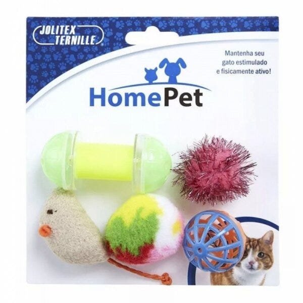 Brinquedo Home Pet Kit Gato Feliz