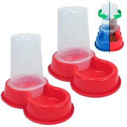 Comedouro ou Bebedouro Automático 2 em 1 Anti Formiga para cães - 4