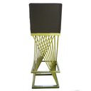 Ver imagem 5 de Kit 06 Banquetas Luma Base de Ferro Sued Grafite - D'classe Decor