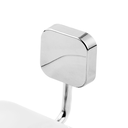 Ver imagem 2 de Kit Acessórios Completo Banheiro Quadrado Cromado 5 Peças