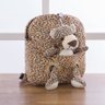 Mochila Infantil Com Bichinho de Pelucia Diversos Onça - 7