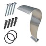 Cascata para piscina naja inox 1,05m aço inox 304 - 4