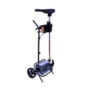 Carrinho Para Motor Elétrico De Barco Com Suporte de Bateria
