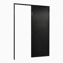 Ver imagem 1 de Porta de Correr Alumínio Preto Parede 1 Folha Lambril Maxx - 215x75