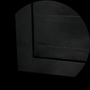 Ver imagem 2 de Porta de Correr Alumínio Preto Parede 1 Folha Lambril Maxx - 215x75