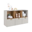 Ver imagem 3 de Cômoda Infantil/juvenil C/ 3 Gavetões 3 Nichos Dl1020 Lille