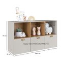 Ver imagem 5 de Cômoda Infantil/juvenil C/ 3 Gavetões 3 Nichos Dl1020 Lille