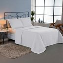 Ver imagem 5 de Kit Cobre Leito Colcha Bellini Casal Padrão Dupla Face Percal 300 Fios Textura Matelassê 3 Peças