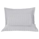 Ver imagem 1 de Kit Cobre Leito Colcha Bellini Casal Padrão Dupla Face Percal 300 Fios Textura Matelassê 3 Peças