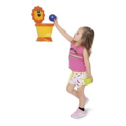 Basketball Baby Cesta Basquete Didático Com Alça - Mercotoys - 2