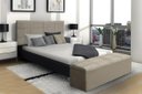 Ver imagem 2 de Kit Cabeceira e Calçadeira Raissa 100 cm Suede Bege
