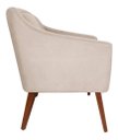 Ver imagem 2 de Poltrona Decorativa Gabriela Linho Bege - Dominic Decor