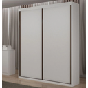Ver imagem 1 de Guarda Roupa 2 Portas 3 Gavetas Búzios - Móveis Valverde
