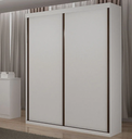 Ver imagem 1 de Guarda Roupa 2 Portas 3 Gavetas Búzios - Móveis Valverde