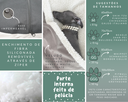 Ver imagem 2 de Cama para Cachorros e Gatos Cave com Coberta G 70x70:Avelã com Marfim Quadrada