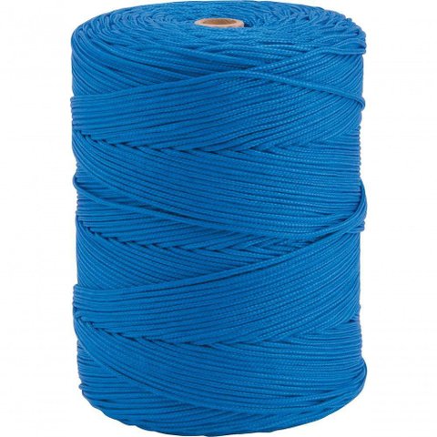 Corda Multifilamento Trançada 4,0mm 4,0kg 400 Metros Azul Po
