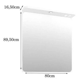 Conjunto para Banheiro com Tomada e LED 80 cm Lilies Móveis - 2