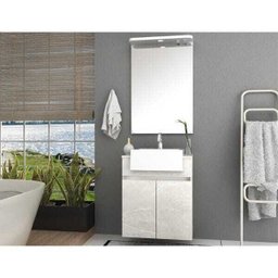 Conjunto para Banheiro com Tomada e Led 60 Cm Lilies Móveis - 1