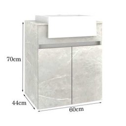 Conjunto para Banheiro com Tomada e Led 60 Cm Lilies Móveis - 3