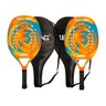 Kit Raquete Lelong Beach Tennis Fibra de Carbono 2 Unidades - 1