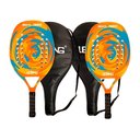 Ver imagem 1 de Kit Raquete Lelong Beach Tennis Fibra de Carbono 2 Unidades