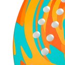 Ver imagem 2 de Kit Raquete Lelong Beach Tennis Fibra de Carbono 2 Unidades