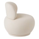 Ver imagem 7 de Poltrona Orgânica Aisha Base Fixa Bouclé Off White - Nexta Casa