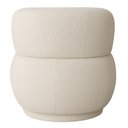 Ver mais imagens de Poltrona Orgânica Aisha Base Fixa Bouclé Off White - Nexta Casa