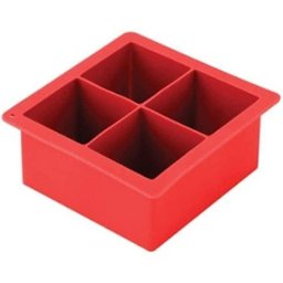 Forma de Gelo 4 Cubos Grandes Silicone Bebidas Whisky - 7