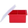 Forma de Gelo 4 Cubos Grandes Silicone Bebidas Whisky - 4