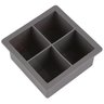 Forma de Gelo 4 Cubos Grandes Silicone Bebidas Whisky - 1