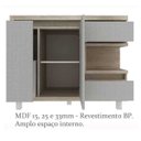 Ver imagem 6 de Gabinete para Banheiro 1 Porta 3 Gavetas 100cm Lilies Móveis