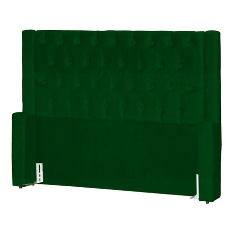 Cabeceira de Cama Box Estofada 160 Cm Casal Emma Suede