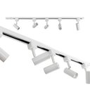 Ver imagem 1 de Trilho Eletrificado 1m + 5 Spot Branco Alumínio + LED MR11 BFrio ST2289