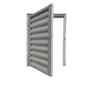 Ver imagem 2 de Abrigo Alçapão Portinhola Aluminio Branco 40x40 Linha25