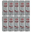 Ver imagem 1 de Kit 10 Rele Acoplador 220vca 1 Contato Reversivel Sibratec