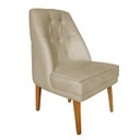 Ver imagem 2 de Kit 2 Cadeiras Paris Suede Bege Rosado - Dominic Decor