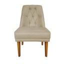 Ver imagem 4 de Kit 2 Cadeiras Paris Suede Bege Rosado - Dominic Decor