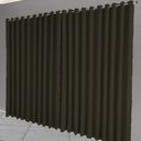 Ver imagem 1 de Cortina Blackout Blecaute Celina 5,00 X 2,60 Quarto Preto