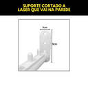 Ver imagem 6 de 6 Araras 40cm Rt Inclinadas Acabamento Moderno Organizadores Cabides Closets Lojas