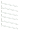 Ver imagem 2 de 6 Araras 40cm Rt Inclinadas Acabamento Moderno Organizadores Cabides Closets Lojas